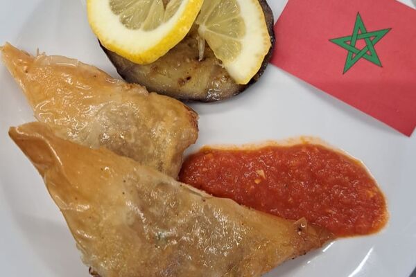 Nous avons dégusté un repas marocain