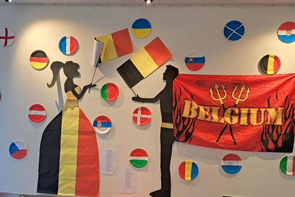 La résidence soutient la Belgique