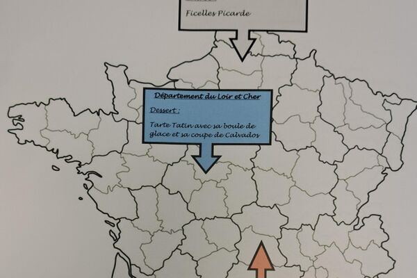 Ce jour nous avons partagé un repas français